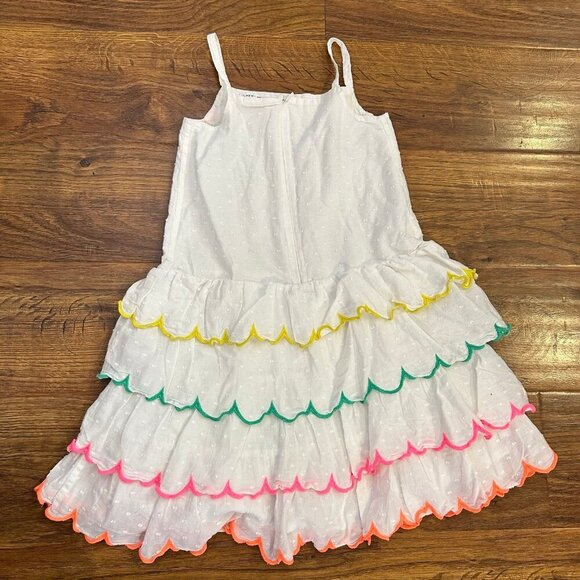 Mini Boden scalloped tiered dress - Picture 3 of 5